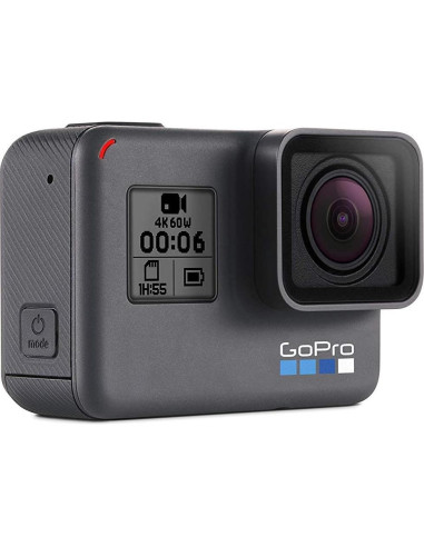 Cámara de Acción GoPro HERO6 Black 4K Renovada - Impermeable