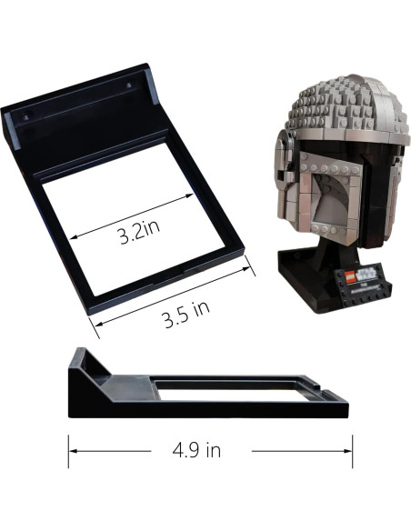 Estante exhibición Lego Star Wars 8 piezas montaje pared