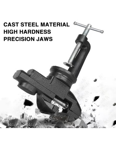 Morsa Universal de Mesa 76.2mm OEN, Base Giratoria 360