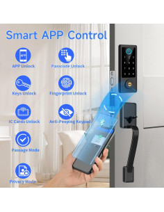 Cerradura Inteligente BEBASIA BA2 con Huella Digital y App 2