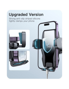 Soporte para Teléfono de Coche Wiiki-Tech H3S-S1L Negro 2