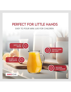 Mini Jarra de Vidrio Amici Home Roxy 266 ml Infantil 2