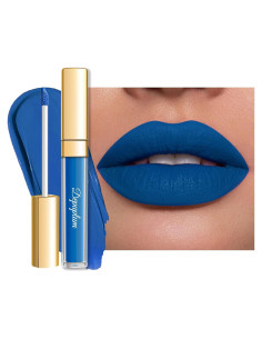 Lápiz Labial Mate Azul Marino Depuplum DM01 - Larga Duración