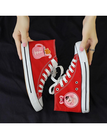 6 Parches Bordados Navideños MOGOXION Rosa para Ropa