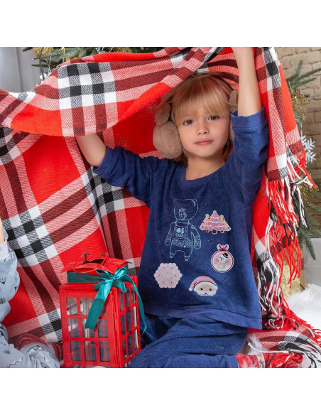 6 Parches Bordados Navideños MOGOXION Rosa para Ropa