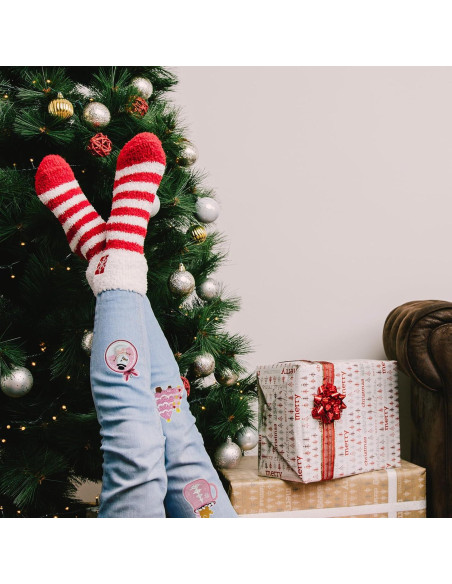 6 Parches Bordados Navideños MOGOXION Rosa para Ropa