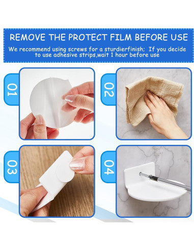 Estantes Flotantes de Acrílico Juexica 24 Pcs 7.6 cm para Juguetes