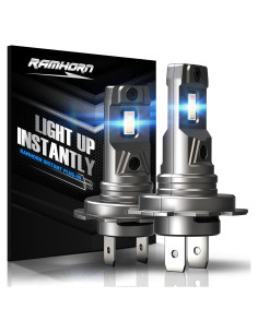 Bombillas H7 RAMHORN 300% Brillo, Luz Niebla Plug-N-Play, 2 Pzas