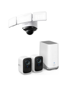 Cámara de Seguridad eufyCam 3C + S330 4K con Foco 3000 Lúmenes