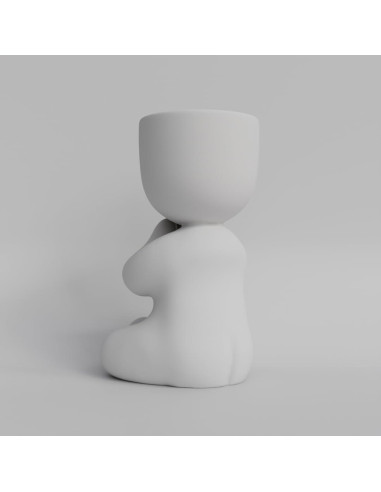 Maceta Zen Meditativa 3D PLA | Soporte para Suculentas