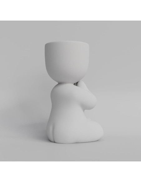 Maceta Zen Meditativa 3D PLA | Soporte para Suculentas Maceta Zen Meditativa 3D PLA | Soporte para Suculentas