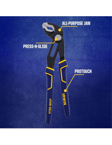 Juego de Alicates IRWIN VISE-GRIP GrooveLock 8 Piezas