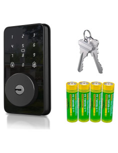 Cerradura Digital Biquole con Teclado - Cerrojo Sin Llave, 100 Códigos