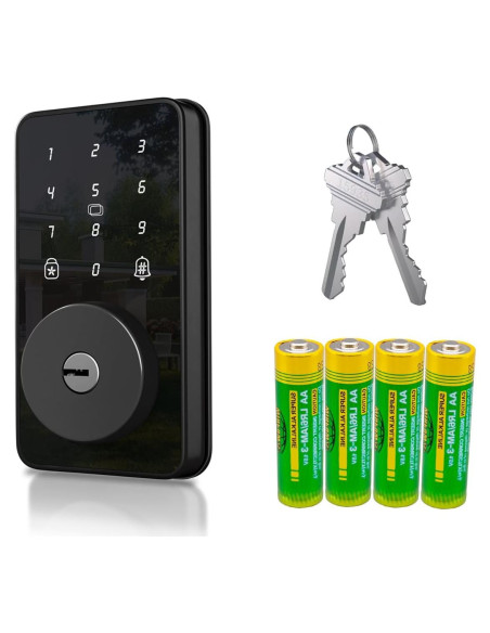 Cerradura Digital Biquole con Teclado - Cerrojo Sin Llave, 100 Códigos