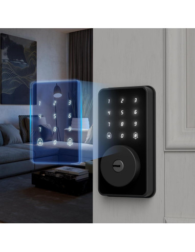 Cerradura Digital Biquole con Teclado - Cerrojo Sin Llave, 100 Códigos