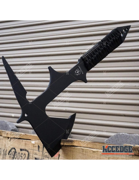 Cuchillo de Caza KCCEDGE 5PC Combo Hacha y Karambit Camping