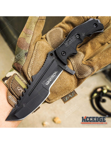 Cuchillo de Caza KCCEDGE 5PC Combo Hacha y Karambit Camping