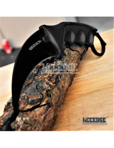 Cuchillo de Caza KCCEDGE 5PC Combo Hacha y Karambit Camping