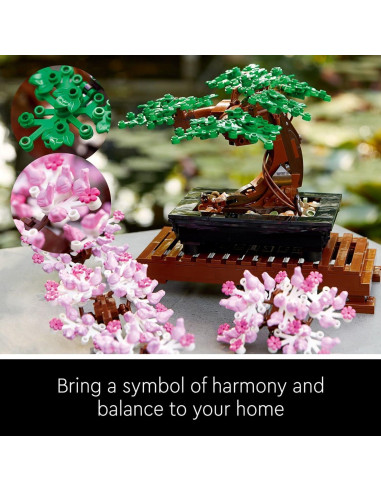 Árbol Bonsai LEGO Icons 10281 - Plantas Artificiales 18 cm
