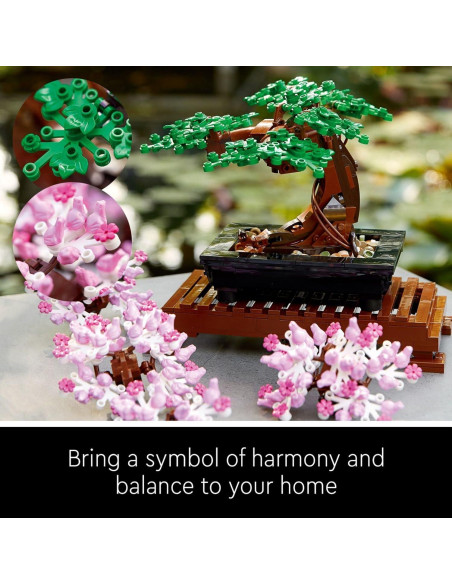 Árbol Bonsai LEGO Icons 10281 - Plantas Artificiales 18 cm