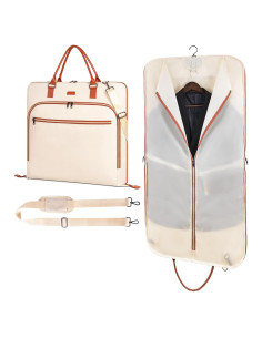 Bolsa de Ropa de Viaje GMAK 119 cm con Cremallera Beige