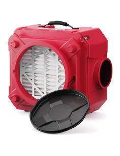 Limpiador de Aire HEPA AlorAir 550 Rojo, Filtro MERV-10 y Carbón