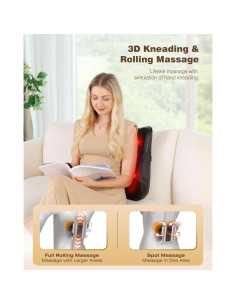 Masajeador de Espalda KINGJOY M9 con Calor y 3 Intensidades 2