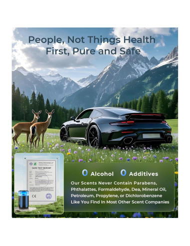 Ambientador de Aire para Autos Hitolza - Flor de Sakura, 6 Meses