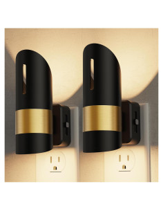 L LOHAS LED Luz Nocturna Regulable 2 Pack 100 Lúmenes 3000K