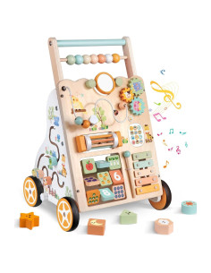 Andador de Madera Montessori Shen Zhen 3 en 1 con Actividades