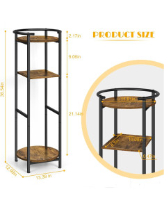 Soporte para dispensador de agua OYEAL 5 galones 3 niveles MDF 2