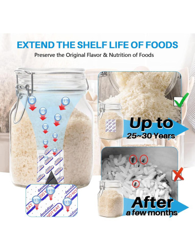 Absorbentes de Oxígeno 500cc HomArtist - 100 Unidades Individuales