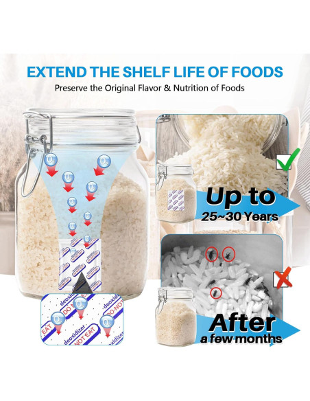 Absorbentes de Oxígeno 500cc HomArtist - 100 Unidades Individuales