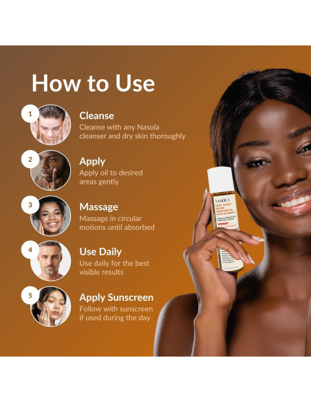 Aceite Bio de Ácido Kójico y Argán Nasola 167g - Hidratante Facial y Corporal