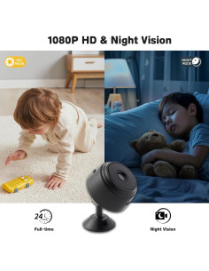 Cámara de Seguridad HD 1080P WiFi Inalámbrica Bagandcute 2