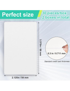 Tarjetas de Limpieza Sliner 60 Pcs para Lectores de Tarjetas 2