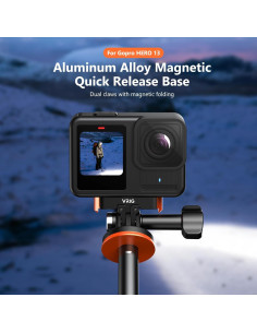 Montaje Magnético Rápido VRIG para GoPro Hero 13 - 6.35 mm 2
