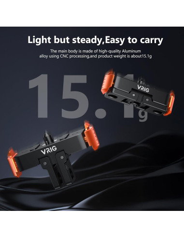 Montaje Magnético Rápido VRIG para GoPro Hero 13 - 6.35 mm