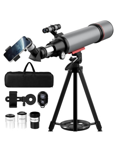 Telescopio Aurosports Refractor 90mm 600mm para Principiantes