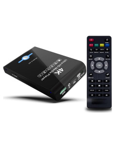 Reproductor de medios 4K Ultra HD JLZNLC A5 - HDMI, USB, SD