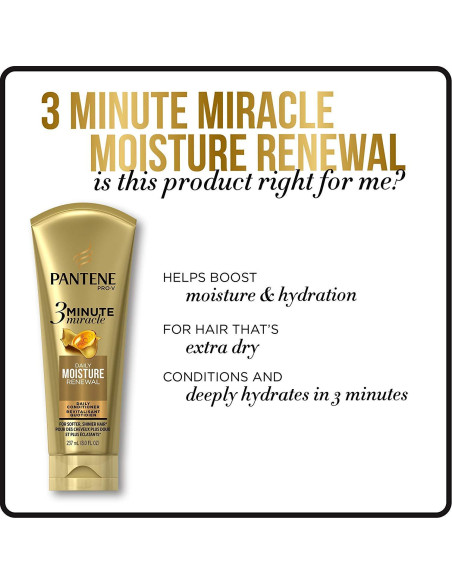 Acondicionador Pantene Pro-V 3 Minutos 177 ml x3 - Hidratación