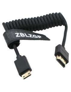 Cable HDMI 2.1 ZBLZGP 30cm Trenzado Negro 8K 48Gbps