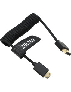 Cable HDMI 2.1 ZBLZGP 30cm Trenzado Negro 8K 48Gbps 2