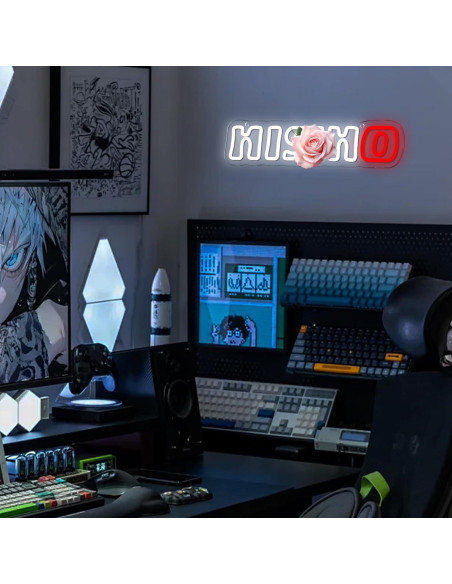 Luz de Neón Retro Clásico PJIUNDWA 35.8x8.9 cm USB