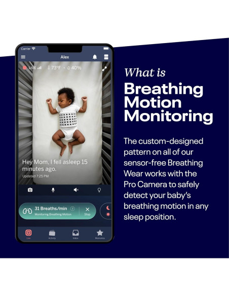 Swaddle Nanit Breathing Wear 100% Algodón Grande 3-6 Meses