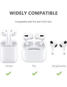 Ganchos para oídos YINVA ajustables para AirPods Pro y Gen 1-3 2