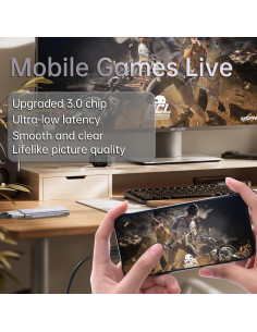 Tarjeta de Captura HDMI 4K Biaze USB 3.0 Full HD 1080P 2