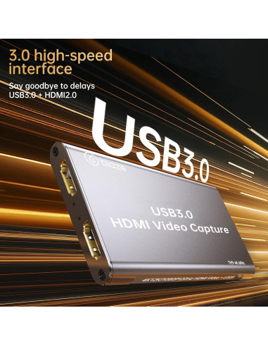 Tarjeta de Captura HDMI 4K Biaze USB 3.0 Full HD 1080P