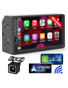Estéreo de Coche Doble Din Leadfan WN7C 7" Bluetooth Carplay