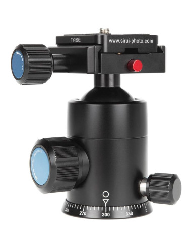 Cabezal de bola Sirui E-20 con placa TY-50E 12 kg